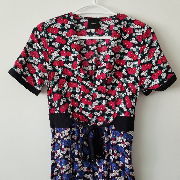 IDANO Loukoum Mini Floral Dress Size 6 - Picture 4 of 14